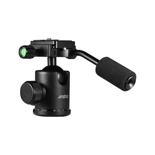 Andoer Griff-Stativ-Kugelkopf, 360 Grad drehbar, 2