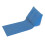 Inflatable Triangle Beach Pad Flocking Travel Pillow Outdoor Sunbathing Cushion Compact Triangular Mat Lightweight Blue 1