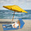 Inflatable Triangle Beach Pad Flocking Travel Pillow Outdoor Sunbathing Cushion Compact Triangular Mat Lightweight Blue 3
