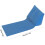 Inflatable Triangle Beach Pad Flocking Travel Pillow Outdoor Sunbathing Cushion Compact Triangular Mat Lightweight Blue 4