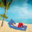 Inflatable Triangle Beach Pad Flocking Travel Pillow Outdoor Sunbathing Cushion Compact Triangular Mat Lightweight Blue 2