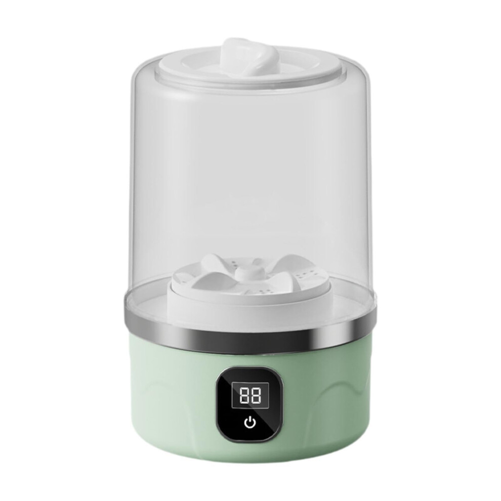 Miniature Washing Machine 1L Portable Compact On-The-Go for Bras and Socks, Green-image-OPC-PKMF6G8-NEW