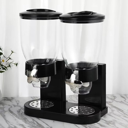 Multifunctional Cereal Dispenser Dual-Control Storage Container for Kitchen Organization Bottles 1
