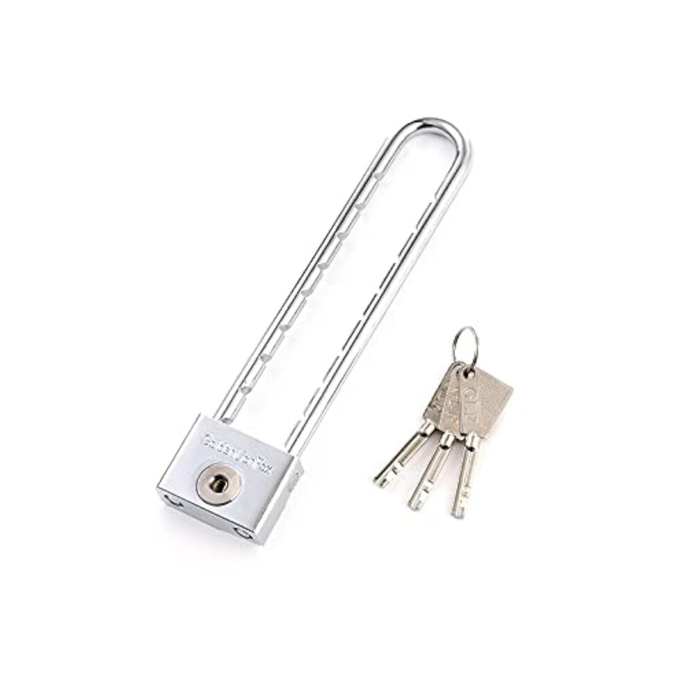 Long Shackle Padlock 200Mm Shackle Length, Keyed Padlock With Key Lock, Door And Cabinet Lock, Long Beam Padlock 9393856827831