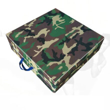 Exercise Mat Thickened Oxford Cloth Camouflage Folding Gymnastics Mat Tumbling Mat Home Gym Yoga 200x100x5cm Onecolor