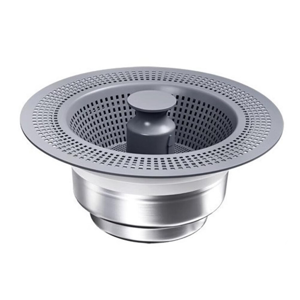 3-In-Sink Drainage Filter ABS Basket Stainless Steel Up Sink Plug For Quick Drainage Kitchen Sink-image-OPC-PKMF9NK-NEW