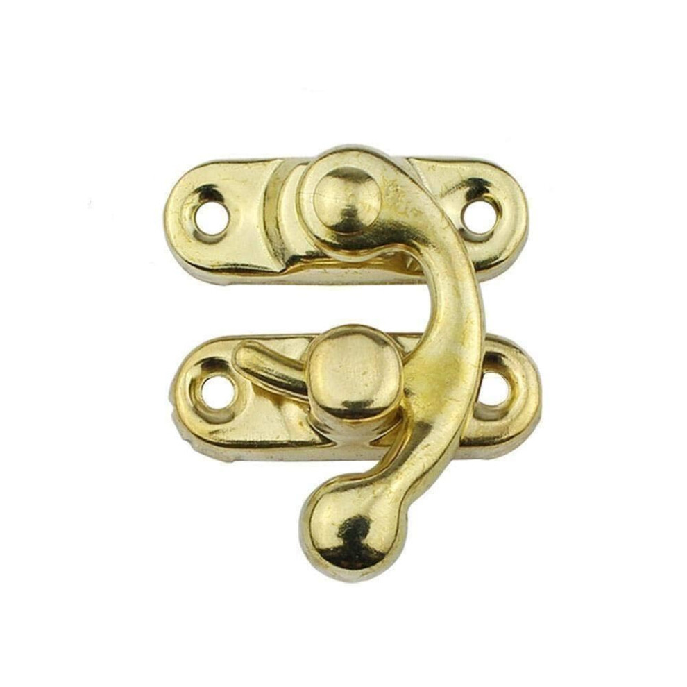 Vintage Metal Hardware Set For Wooden Box With Lock Clasps Padlock Screws Hasp U3x3 9393856828104