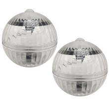 2 pezzi LED galleggianti con cambio per piscina