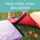5-Panel Folding Gymnastics Tumbling Mat Rainbow EVA Foam Foldable For Home Gym 4