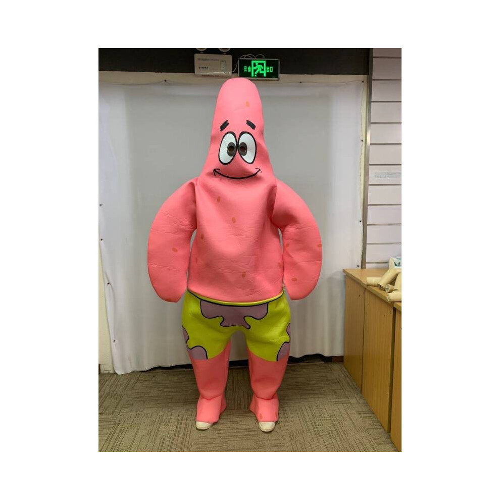 (Pink) Squarepants Spongebob Patrick Star Halloween Performance Costume Costume Doll
