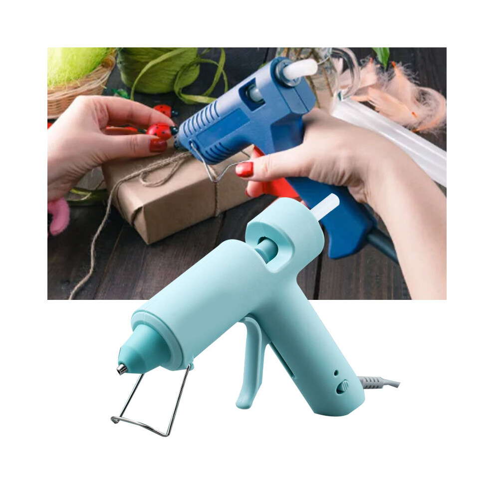 Rapid Melt Ergonomic Glue Gun For Kids With 10 Sticks Blue Design 4941351082085
