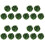 20 pz palline piante topiary, decorazioni per 5