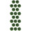 20 pz palline piante topiary, decorazioni per 8