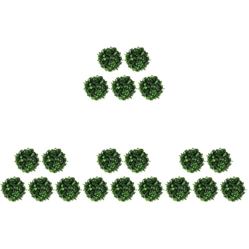 20 pz palline piante topiary, decorazioni per 1