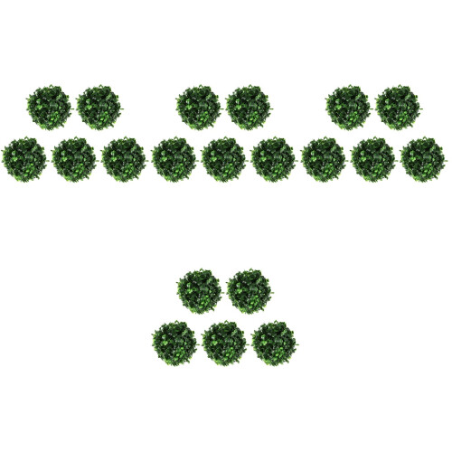20 pz palline piante topiary, decorazioni per 2