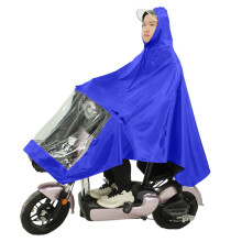 Unisex Oxford Motorcycle Rain Poncho Blue 3XL Waterproof 900g