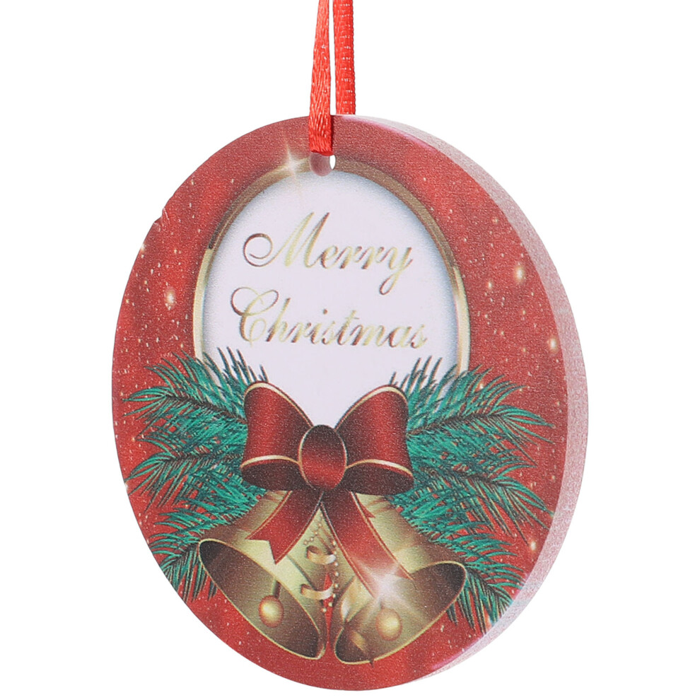 3 Szt. Tabliczka Z Napisem WesołYch ŚWiąT, Choinka, Wisiorek Na Drzwi-image