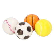 12Pcs Stress Balls 63mm PU Squeeze Toys, Lightweight &amp; Safe for Kids