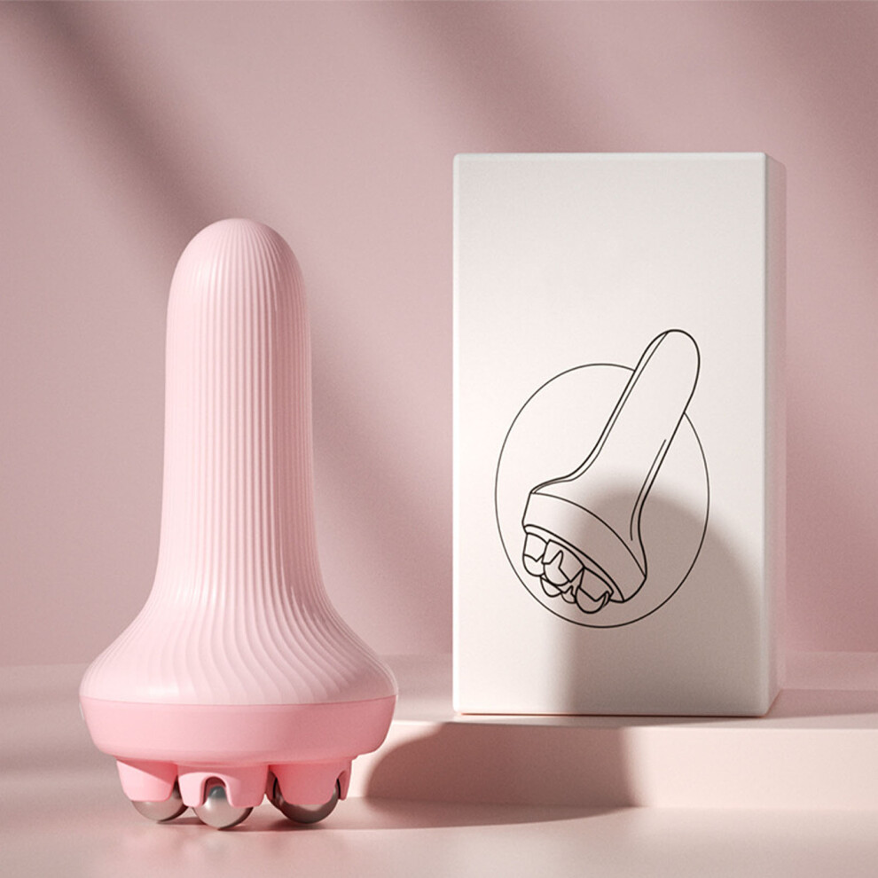 Pink Meridian Body Scraping Massage Brush For Muscle Relaxation & Fatigue Reduction