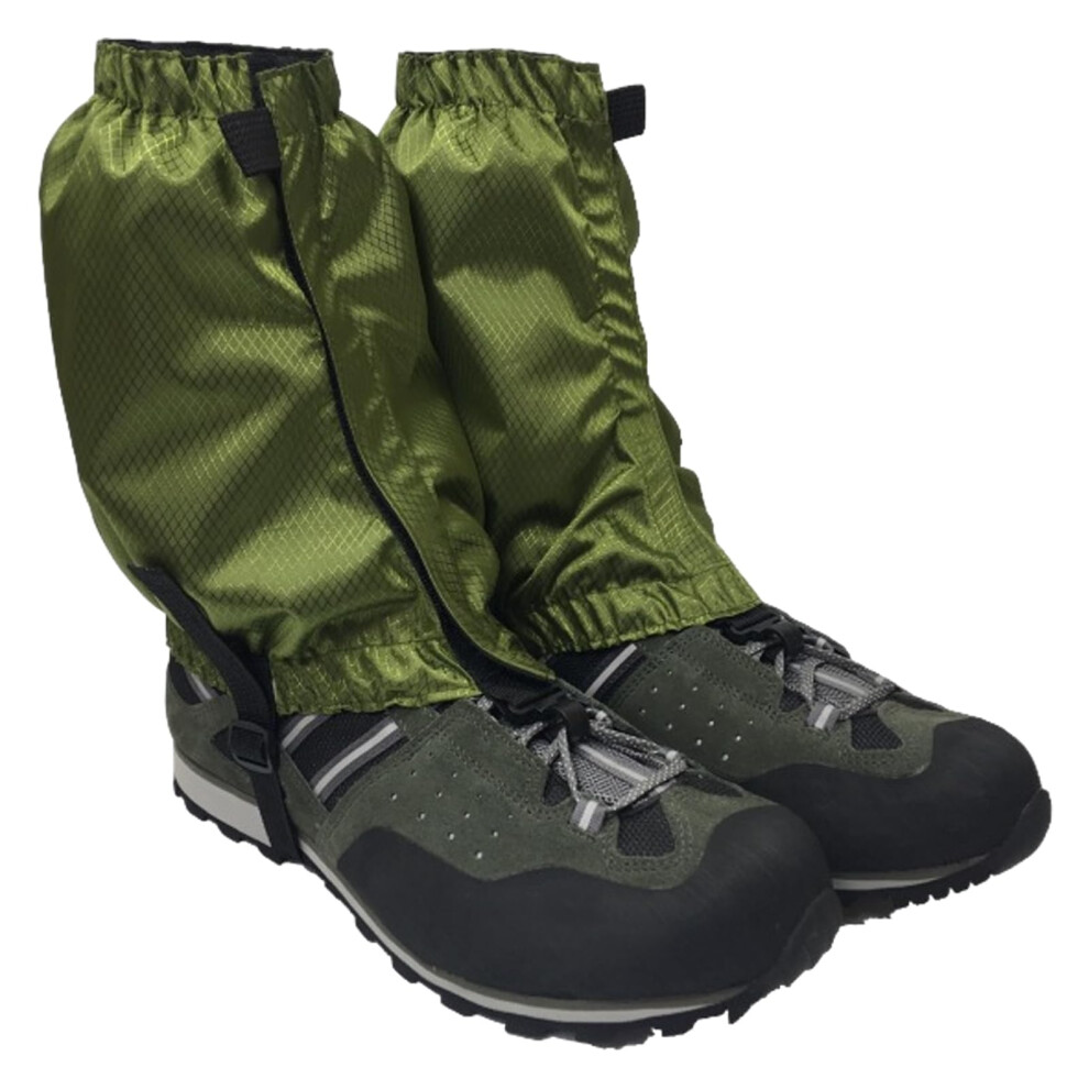 Adjustable Leg Gaiters For Snowshoeing And Snow Skiing Ankle Gaiters Trekking Green Watertight-image-OPC-PKMGJS2-NEW