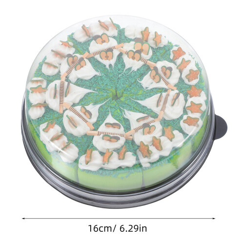 9St Realistisch Groene PU Dessert Display Props Voor 2