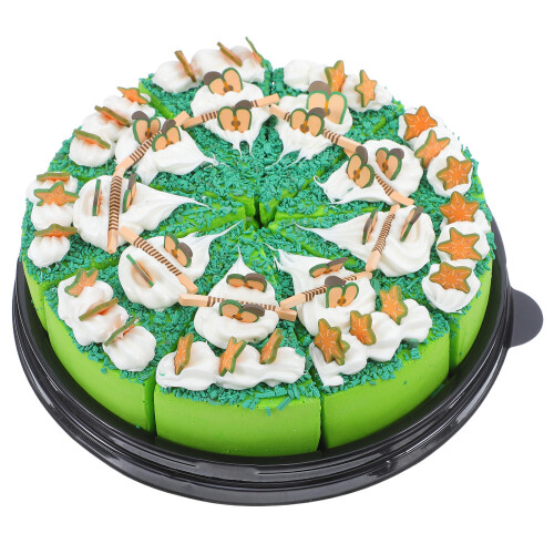 9St Realistisch Groene PU Dessert Display Props Voor