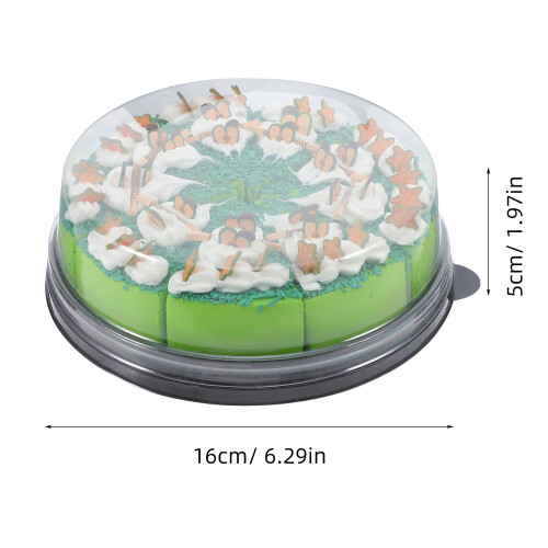 9St Realistisch Groene PU Dessert Display Props Voor 1