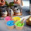 4Ensembles Coupes PP Pour Dessert Et Pudding Cuillères Colorées 4