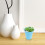 6 secchielli in mini per , metallici decorativi 11