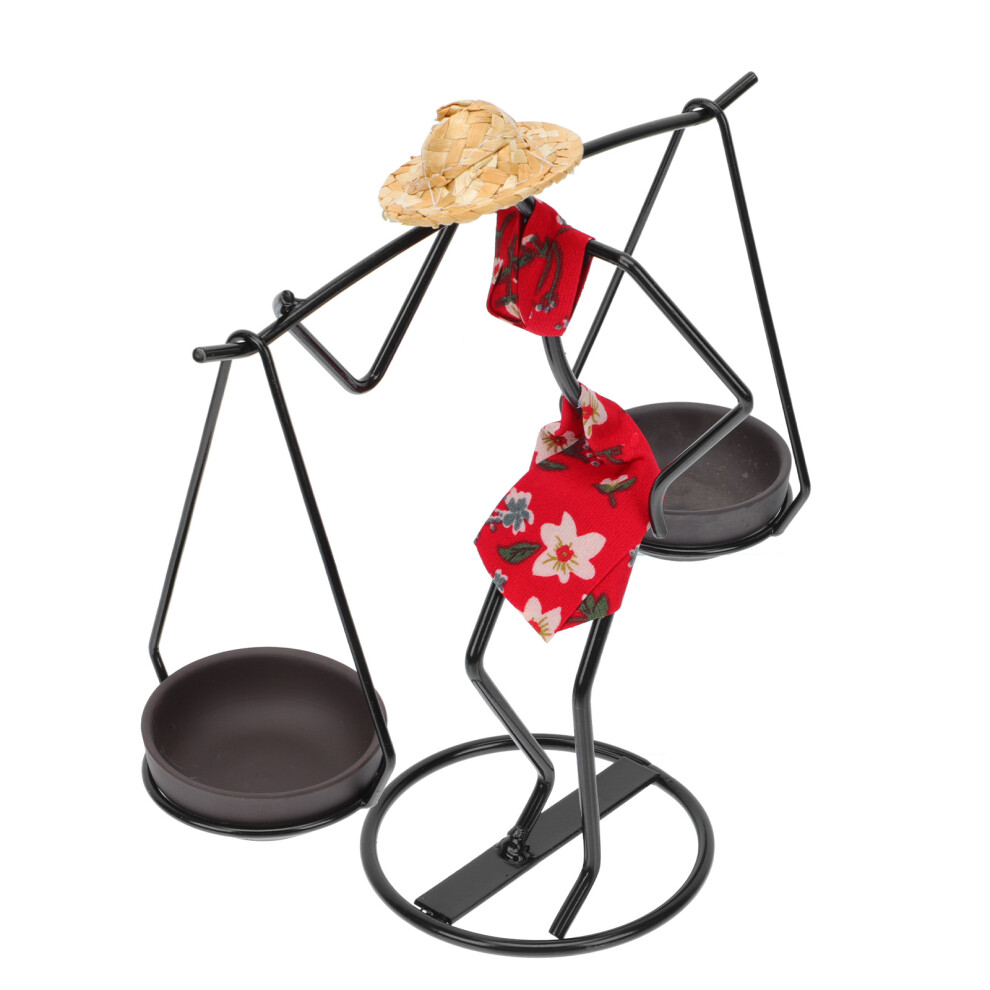 1 Szt. Kreatywny PodśWietnik Romantyczny PrzenośNy Wzorem-image