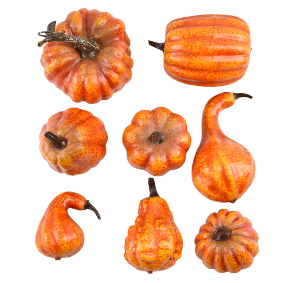 24 Szt. Dekoracje Halloweenowe Sztucznych Dyni Do śWięTowania-image