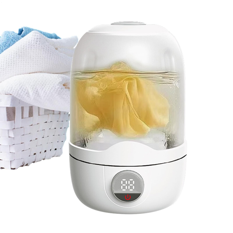 Portable Mini Washing Machine For Underwear Cleaning Rechargeable Laundry Cup Automatic Cleaning Tool Travel White-image-OPC-PKMGZ8N-NEW
