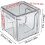 Pool Chalk Cube Holder Acrylic Pool Cue Storage Box Transparent Case Compatible With Various Billiard Types 4