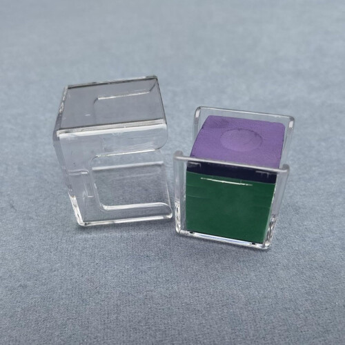 Pool Chalk Cube Holder Acrylic Pool Cue Storage Box Transparent Case Compatible With Various Billiard Types 1