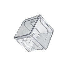Pool Chalk Cube Holder Acrylic Pool Cue Storage Box Transparent Case Compatible With Various Billiard Types