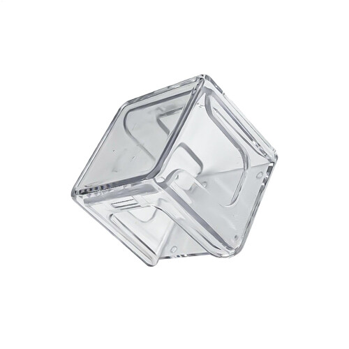 Pool Chalk Cube Holder Acrylic Pool Cue Storage Box Transparent Case Compatible With Various Billiard Types