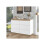 Commode - MUVOE - 6 Tiroirs - Blanc + Chêne - Panneaux de Particules E1 - Style Classique 3