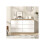 Commode - MUVOE - 6 Tiroirs - Blanc + Chêne - Panneaux de Particules E1 - Style Classique 1