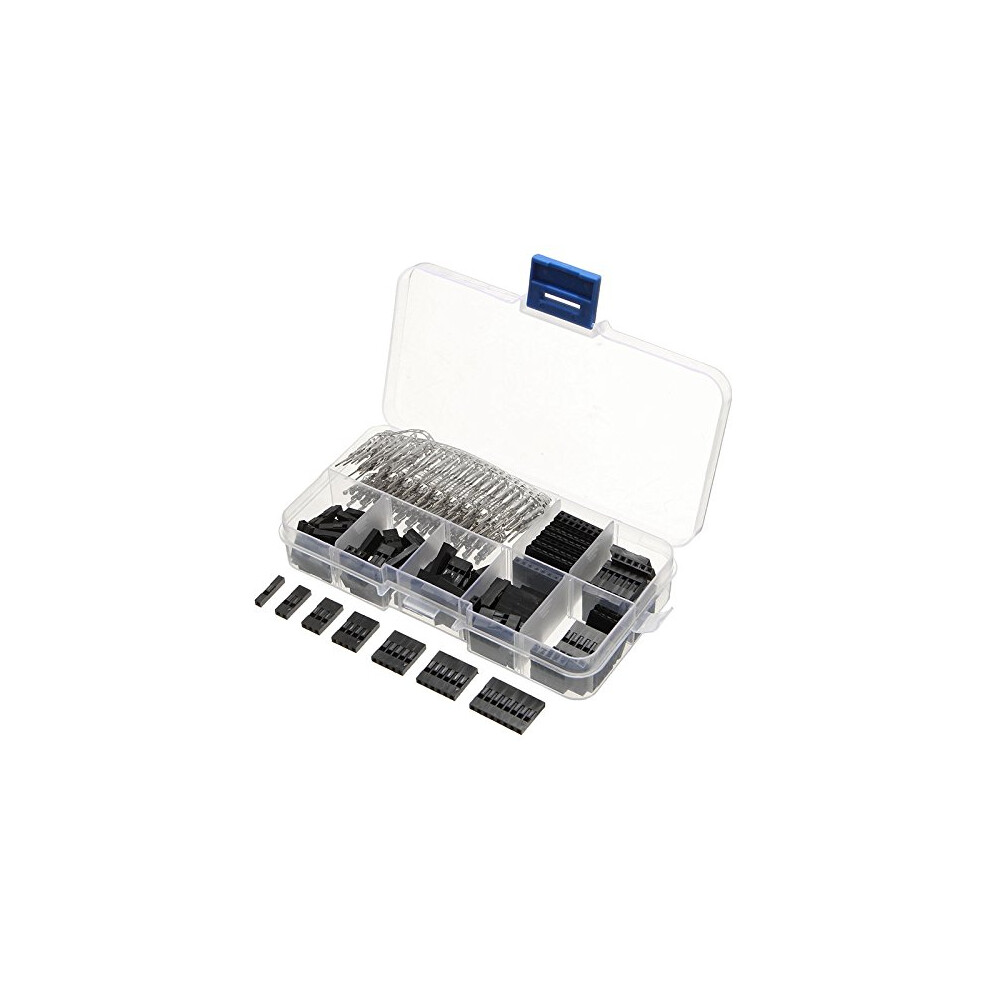310Pcs 2.54Mm Male+Female Wire Jumper And Header Connector Housing Kit Dupont Style Breadboard Jumpers 0.1 Inch Pitch 9393856831074