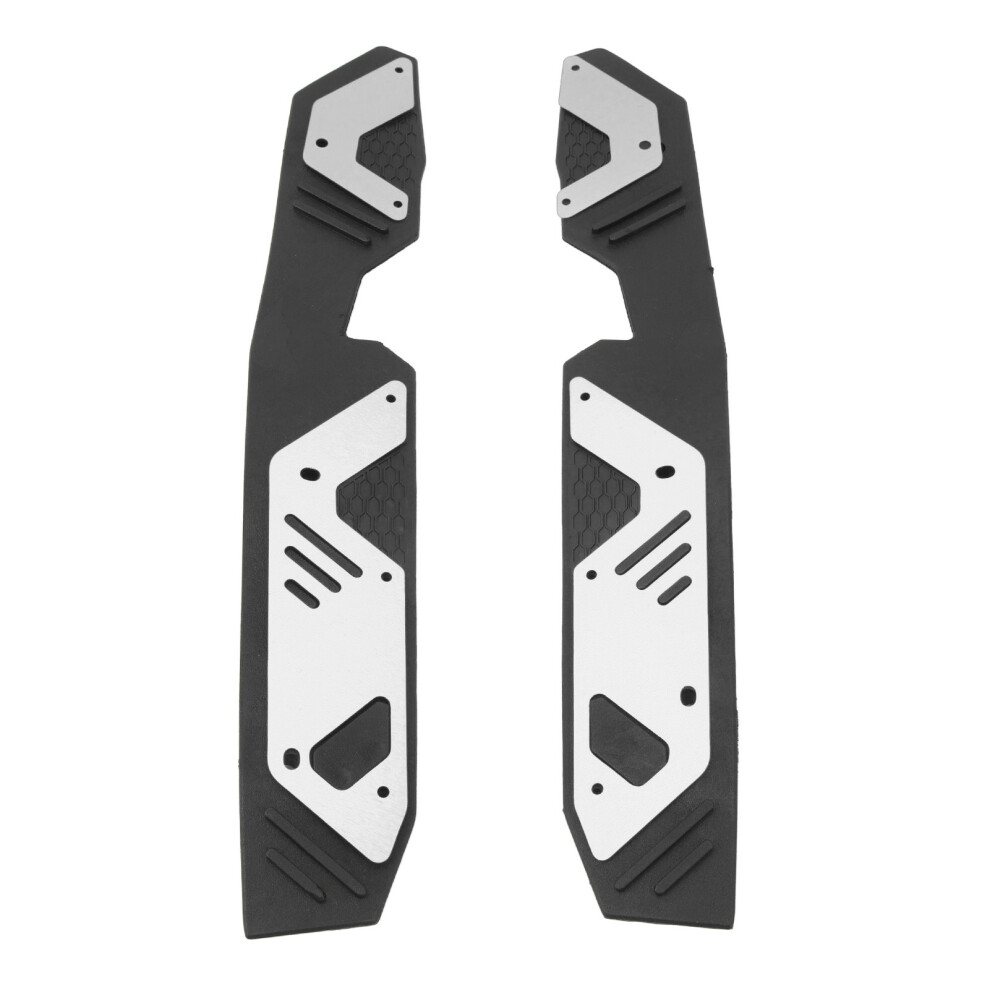 Motorcycle Footrest Pedal Pad Set For Adv160 2022+ Anti Slip Rugged Silver 6901351089772