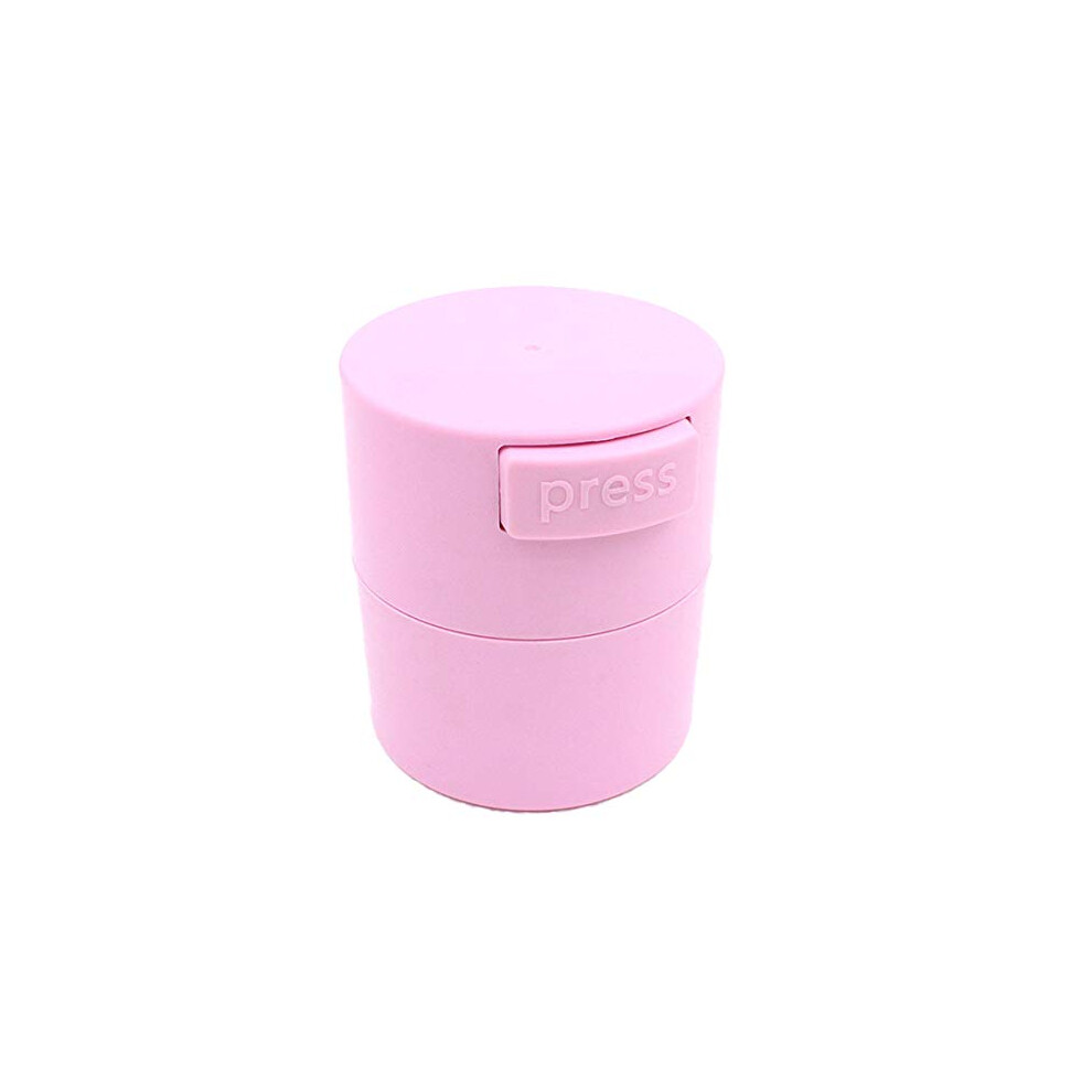 Glue for Eyelashes Storage Tank Eyelash Extension Glue Adhesive Holder Jar 4-Cell Pink Sealed Activated Container