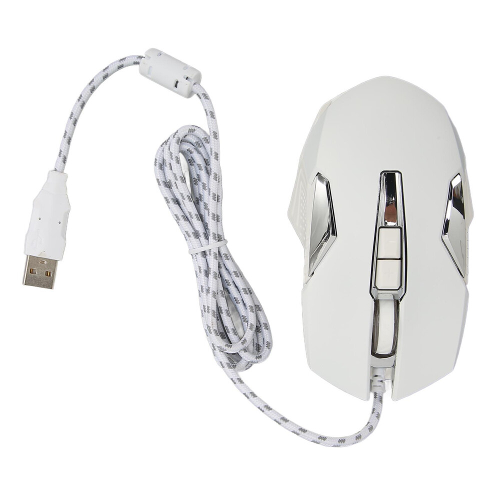 Rgb Gaming Mouse 7200 Dpi, 8 Keys, 129X74x41mm White 8721351092507