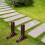 2 -lattenzaunstützen für garten, und 11
