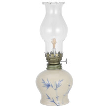 Vintage Öllampe Keramik Glas Design Windfest Für Draußen