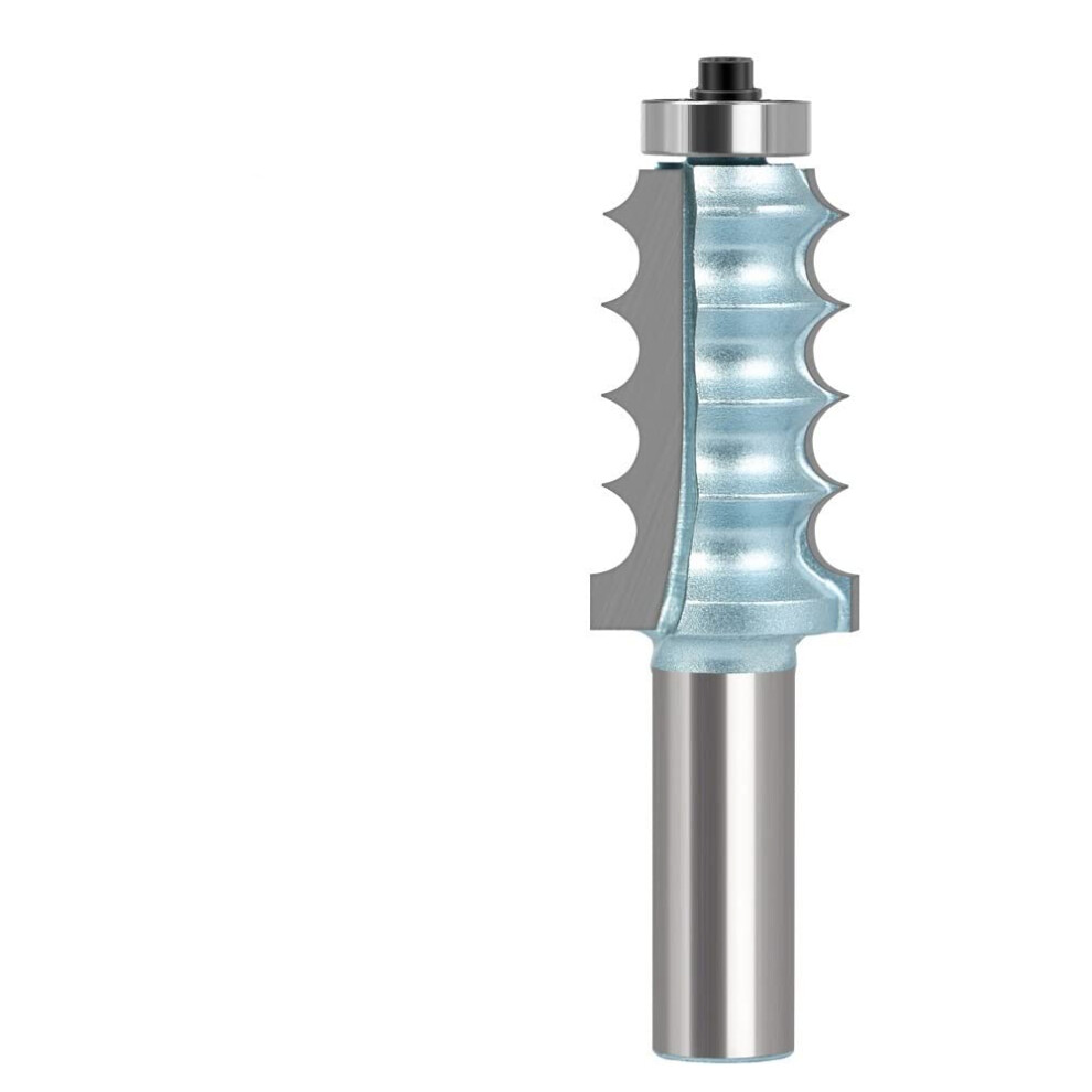Router Bits 8Mm 12Mm 12.7Mm Shank Four Bead Four Flute Large Molding Line Knife Woodworking Milling Drilling 8X41 9016109965660