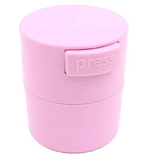Eyelash Glue Storage Tank 4-Cell Container Pink Adhesive Stand Sealed Box