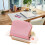 Mini Pink Manual Coil Binding Machine for Office & Home 5