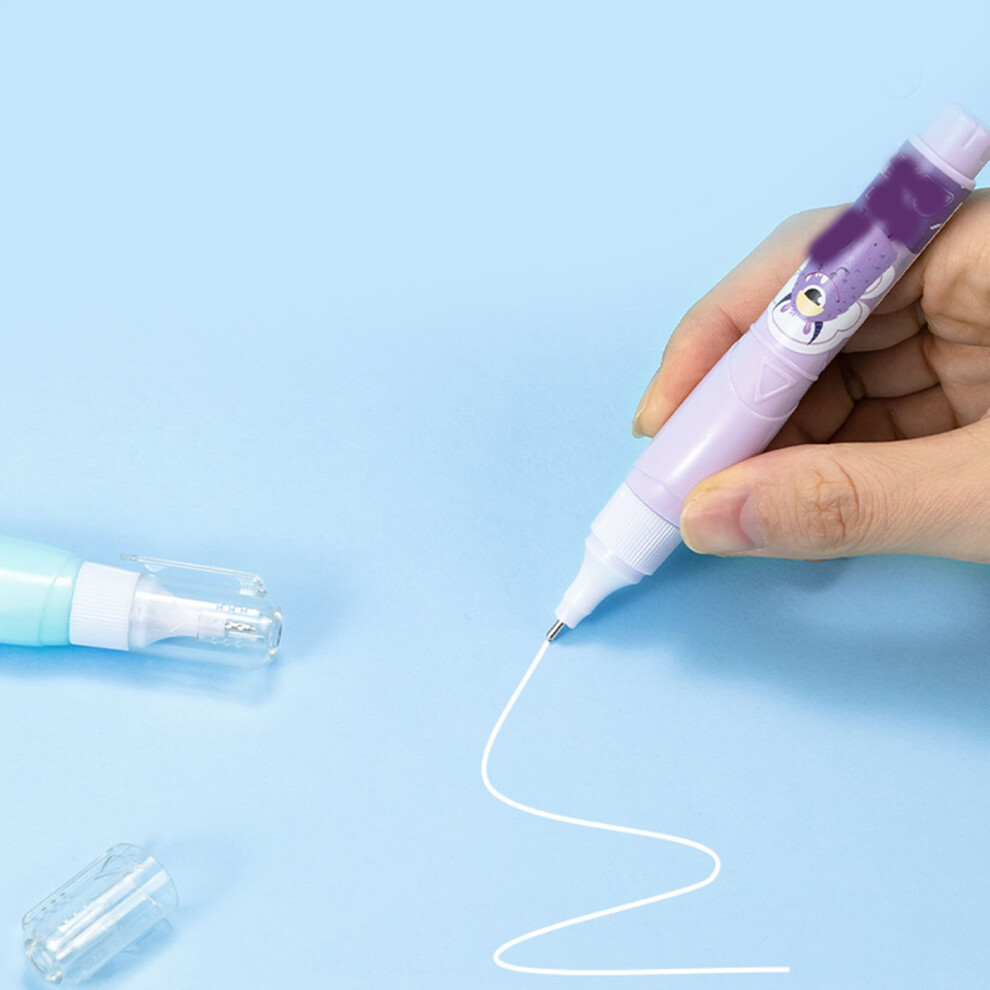 8ml Cute Cartoon Correction Fluid Pen, Quick Dry, Long Lasting for Students-image-OPC-PKMJ2W5-NEW