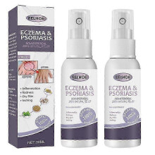 2Pcs Psoriasis Relief Sprays Anti-Itching Spray Body Skin Soothing Treatment Spray