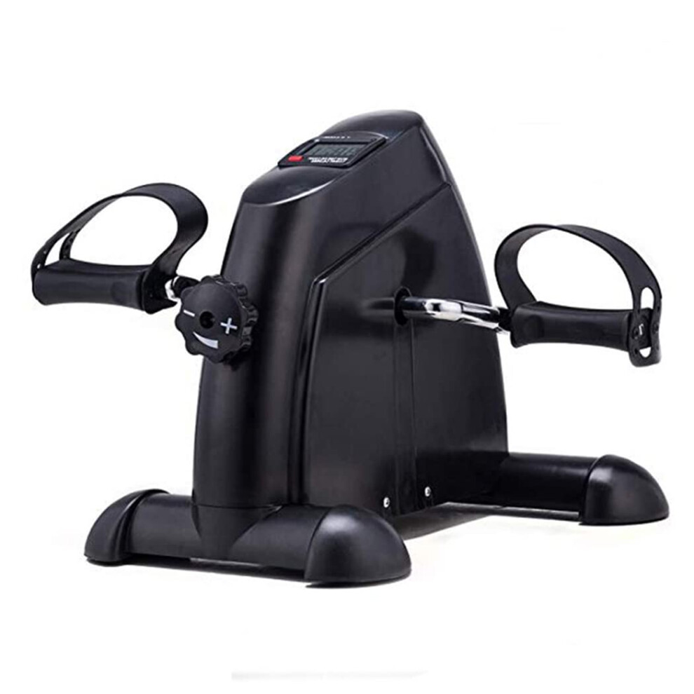 Under Desk Bike Pedal Exerciser Portable Mini Pedal Exerciser for Arm and Leg Exercise Senior Physical Therapy Equipment